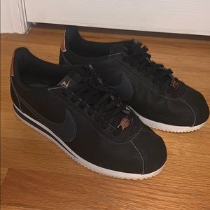 Nike Black and Rose Gold sneakers